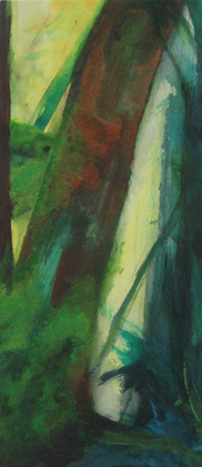 Undergrowth painting by Andrea Soler